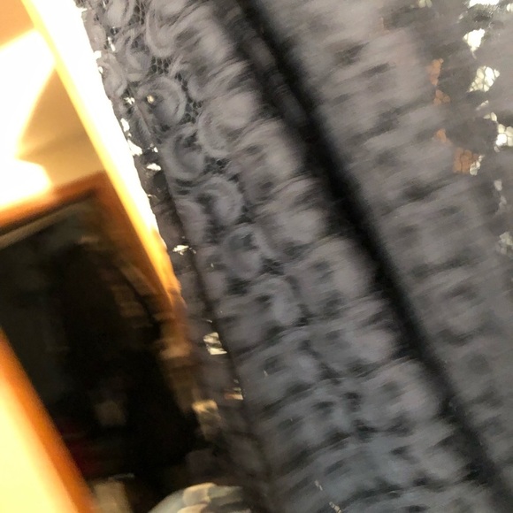 Diane Von Furstenberg DVF size 14 black classic lace jacket / blazer lined NWOT - Picture 9 of 14